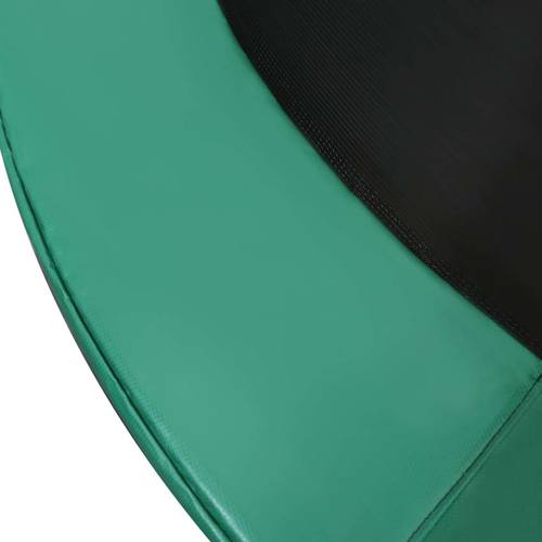 Батут ARLAND Премиум с внутренней сеткой и лестницей, Dark Green (фото, Батут ARLAND Премиум - защитный мат)