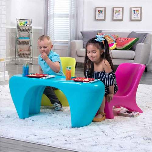 Столик со стульями STEP2 Детский шик (фото, Детский столик со стульчиками для игр STEP2)