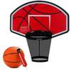 Дополнительный баскетбольный щит с мячом для батутов CLEAR FIT
